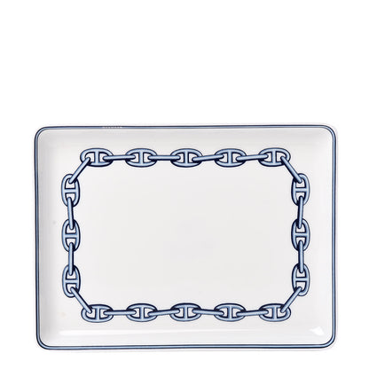 Hermes Porcelain Chaine d'Ancre Sushi Plate 1 of 8