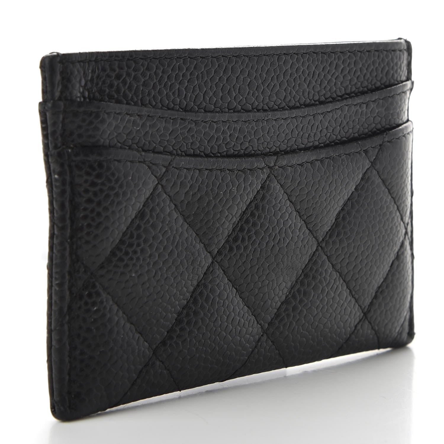 Chanel Caviar Quilted Card Holder Black 3 of 9