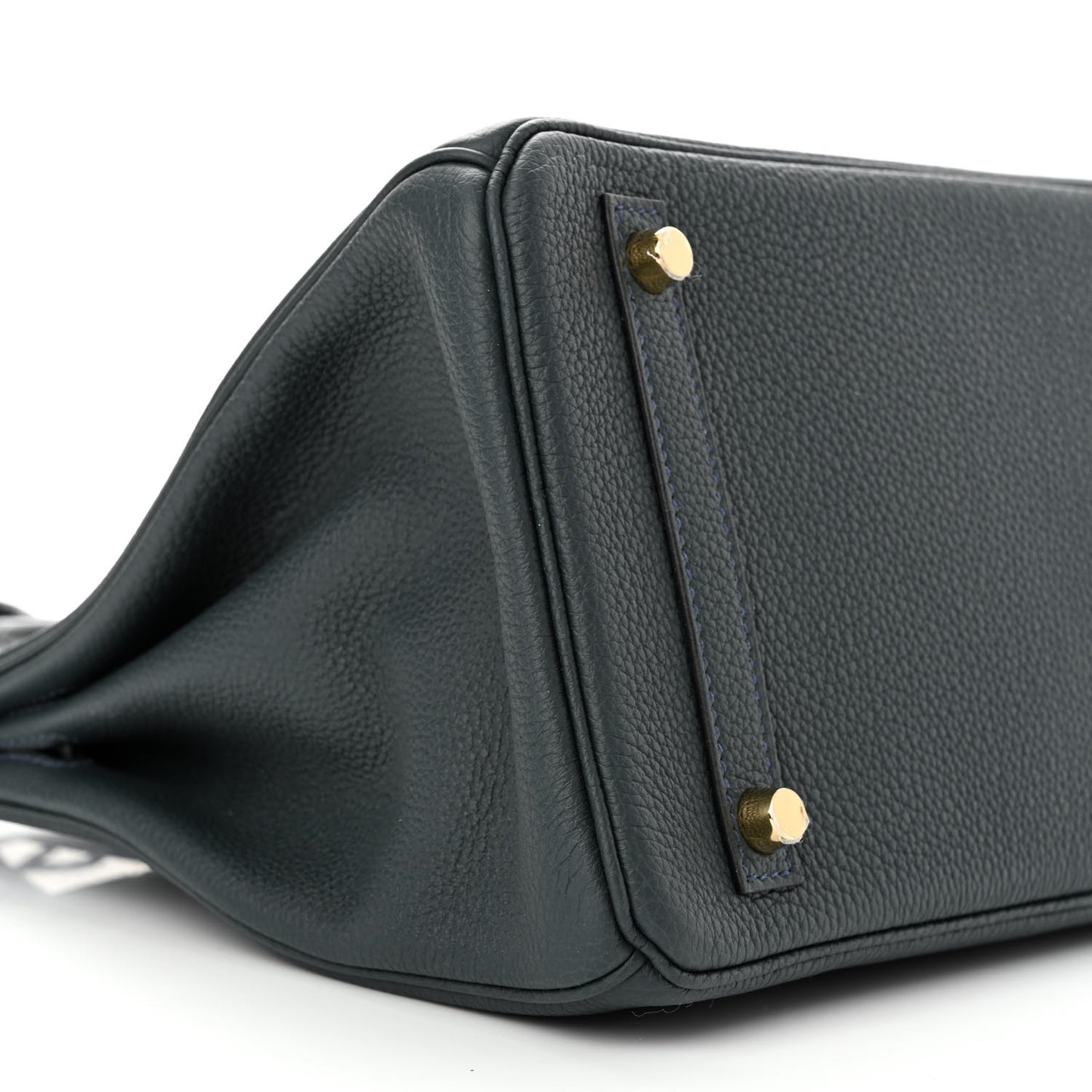Togo Shiny Niloticus Crocodile Birkin Touch 30 Vert Rousseau