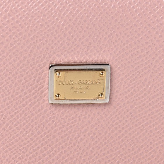 Dolce & Gabbana Dauphine Family Patch Mini Von Bag Rosa Carne 9 of 10