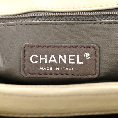 Chanel Glazed Caviar Pocket In The City Flap White 6 of 12
