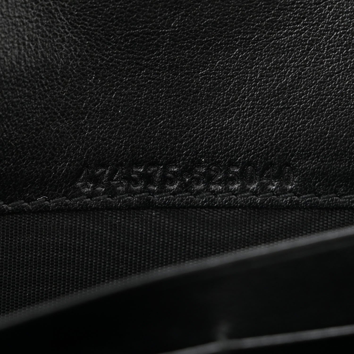 Gucci Calfskin Matelasse GG Marmont Chain Wallet Black 9 of 13