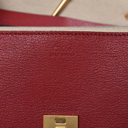 Chloe Grained Lambskin Drew Shoulder Bag Intense Red 6 of 7