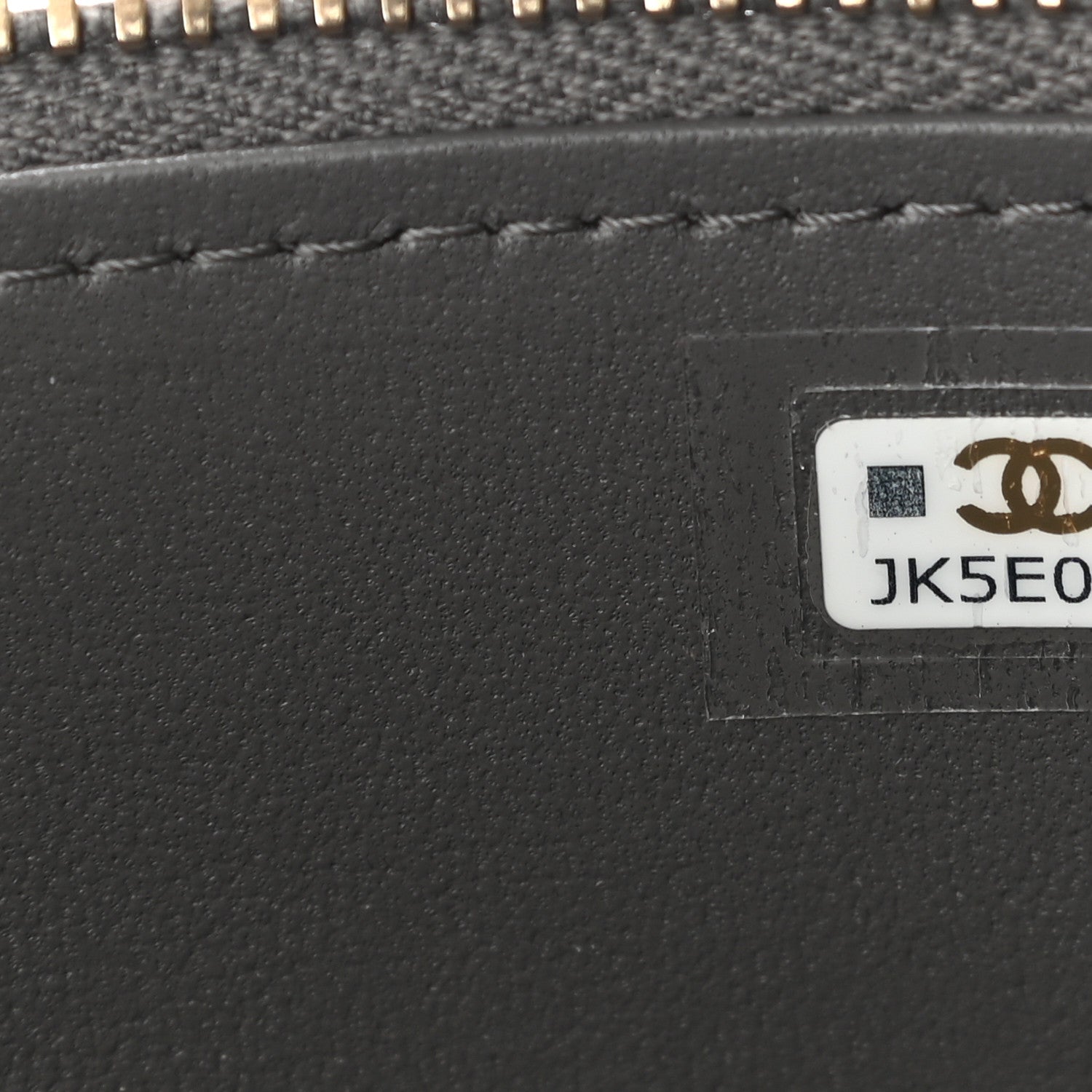 Chanel Lambskin Quilted Small Top Handle Vanity Case With Chain Grey 8 of 12