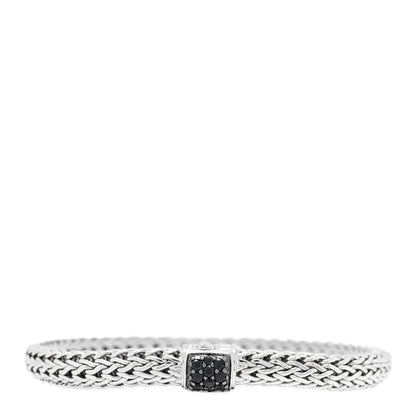 John Hardy Sterling Silver Black Sapphire 6.5mm Classic Chain Bracelet 2 of 3