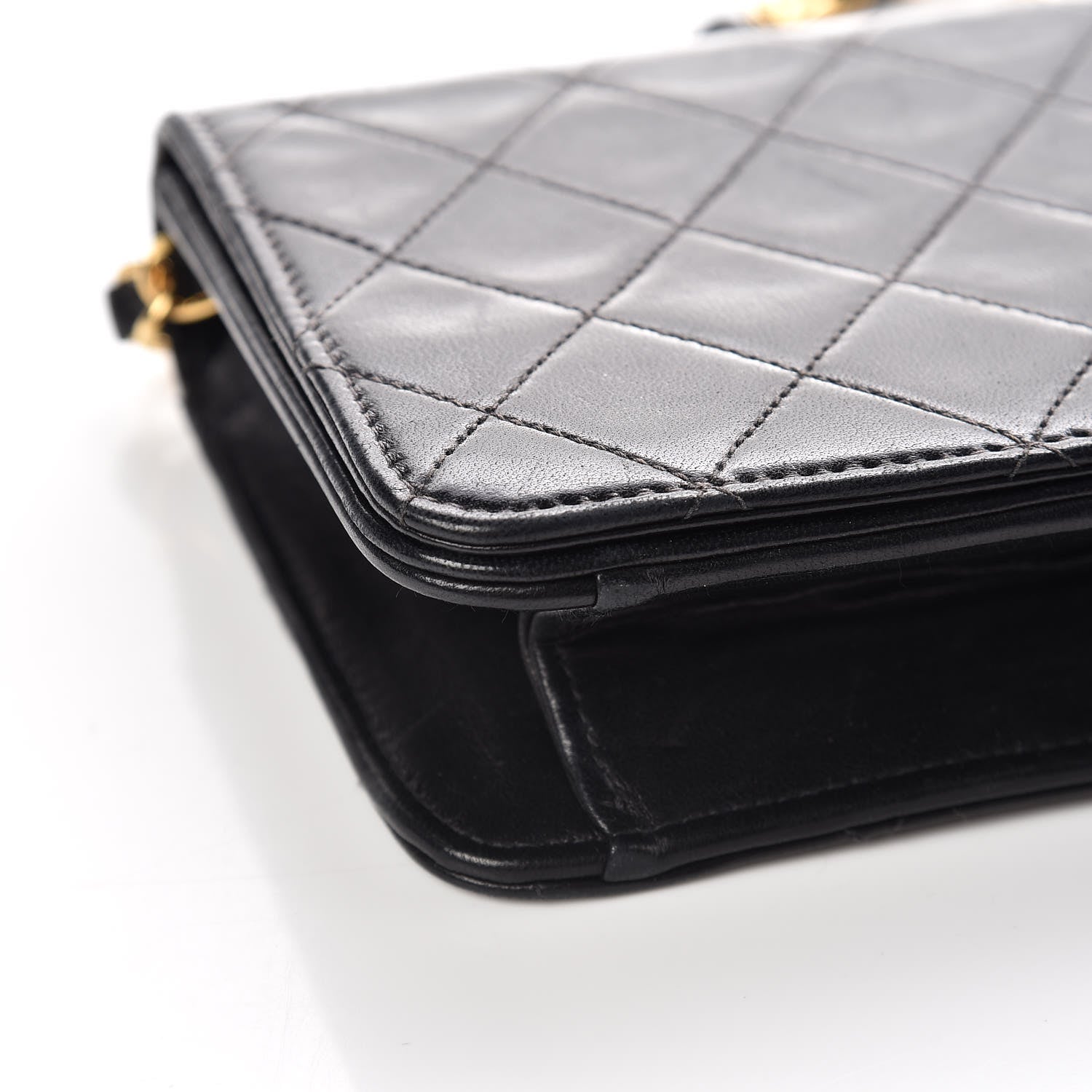 Chanel Lambskin Quilted Mini Flap Black 11 of 12