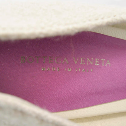 Bottega Veneta Tweed Crystal Heels 36.5 Cream 5 of 6