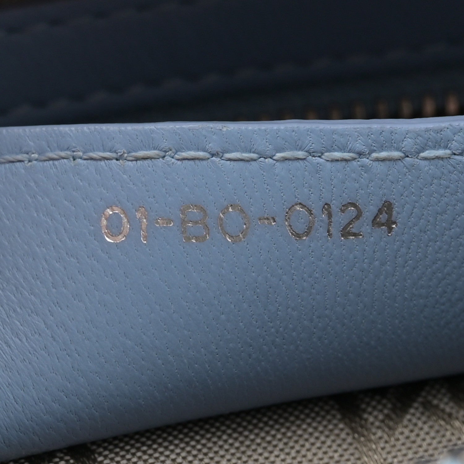 Christian Dior Lambskin Cannage Medium Lady Dior Light Blue 7 of 12