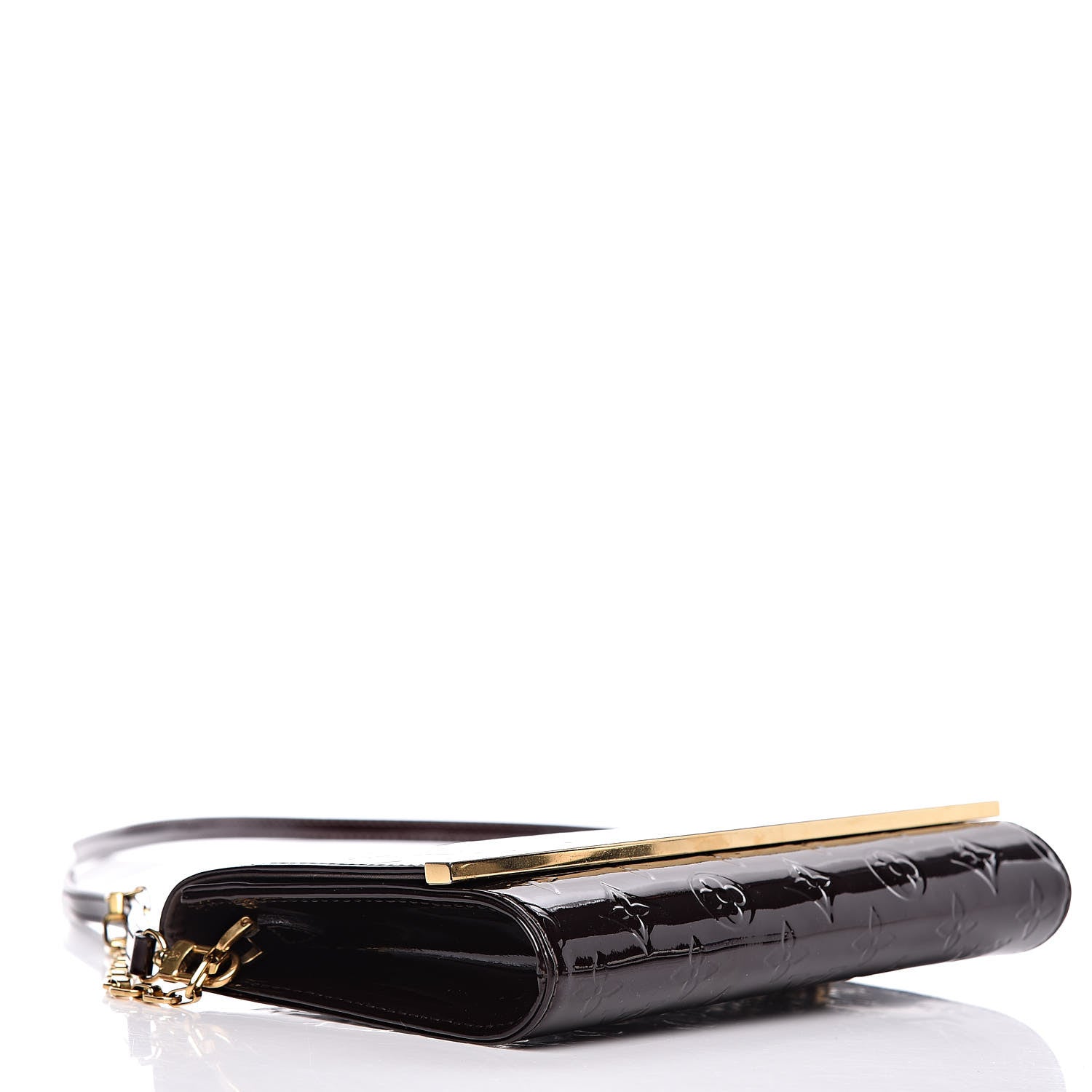 Louis Vuitton Vernis Ana Clutch Amarante 4 of 10
