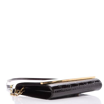 Louis Vuitton Vernis Ana Clutch Amarante 4 of 10