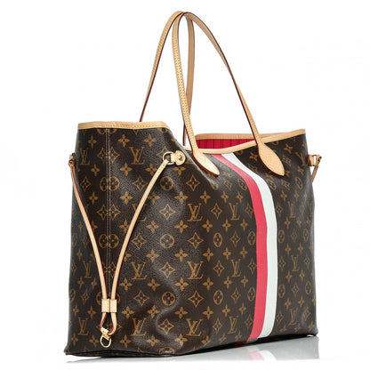 Louis Vuitton Monogram My LV Heritage Neo Neverfull GM Fuchsia Gris 3 of 8