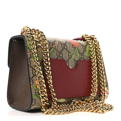 Gucci GG Supreme Monogram Tian Small Padlock Shoulder Bag Beige Multicolor New Acero 3 of 10