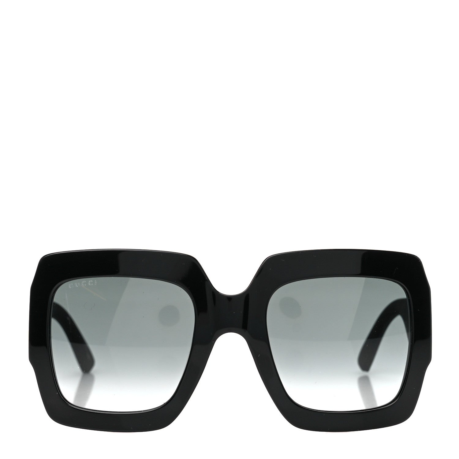 Gucci Square Frame Glitter GG0102S Sunglasses Black 2 of 8