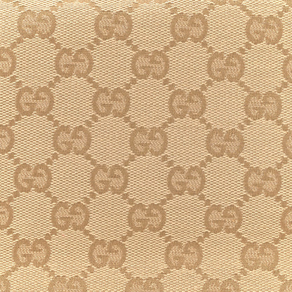 Gucci GG Monogram Large Web Handle Bucket Tote Gold 8 of 15