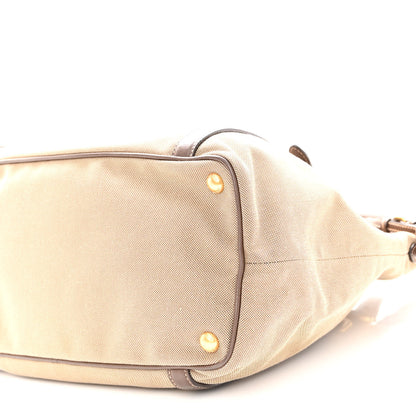 Prada Jacquard Logo Tote Corda Bruciato 8 of 9