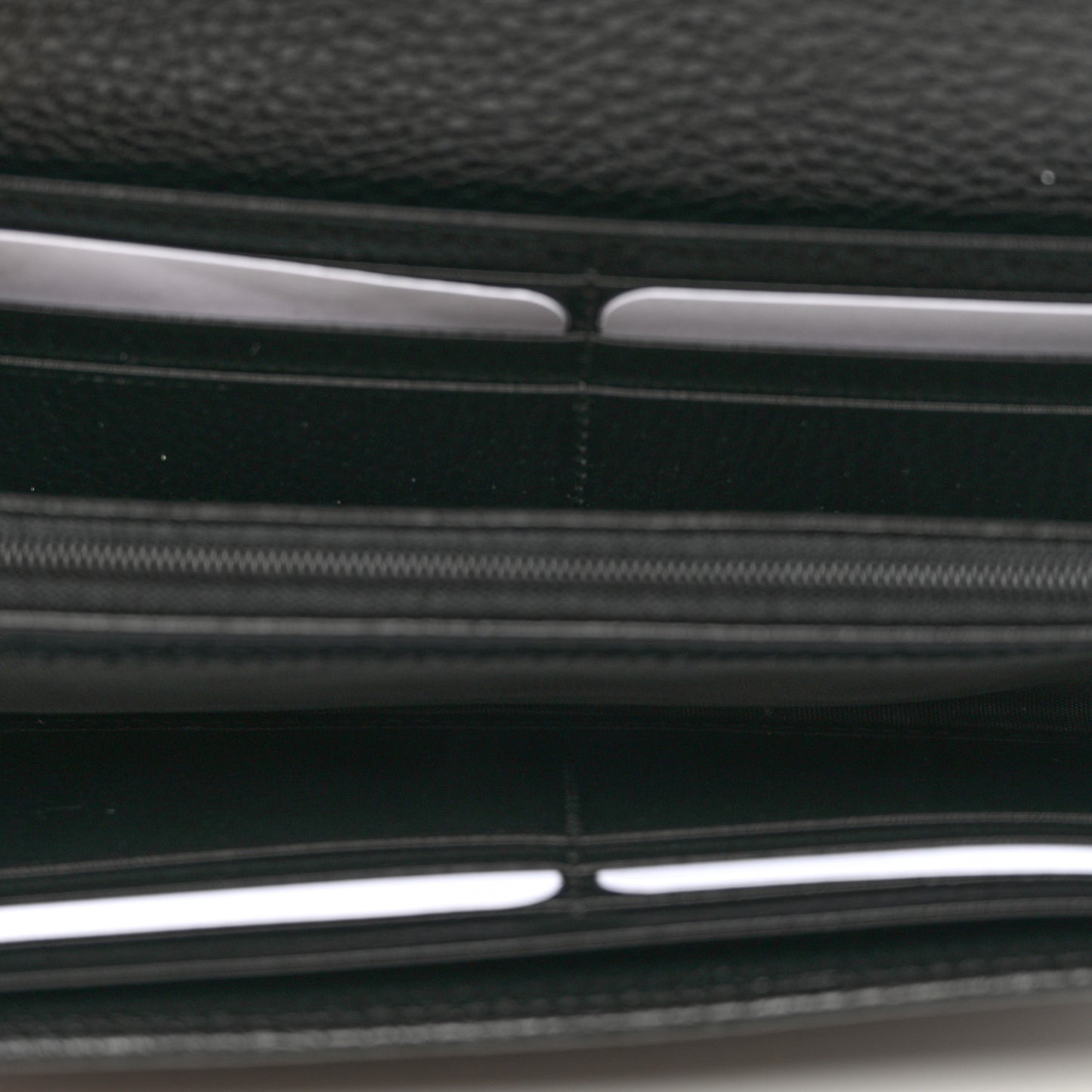 Dollar Calfskin Interlocking G Continental Wallet Black