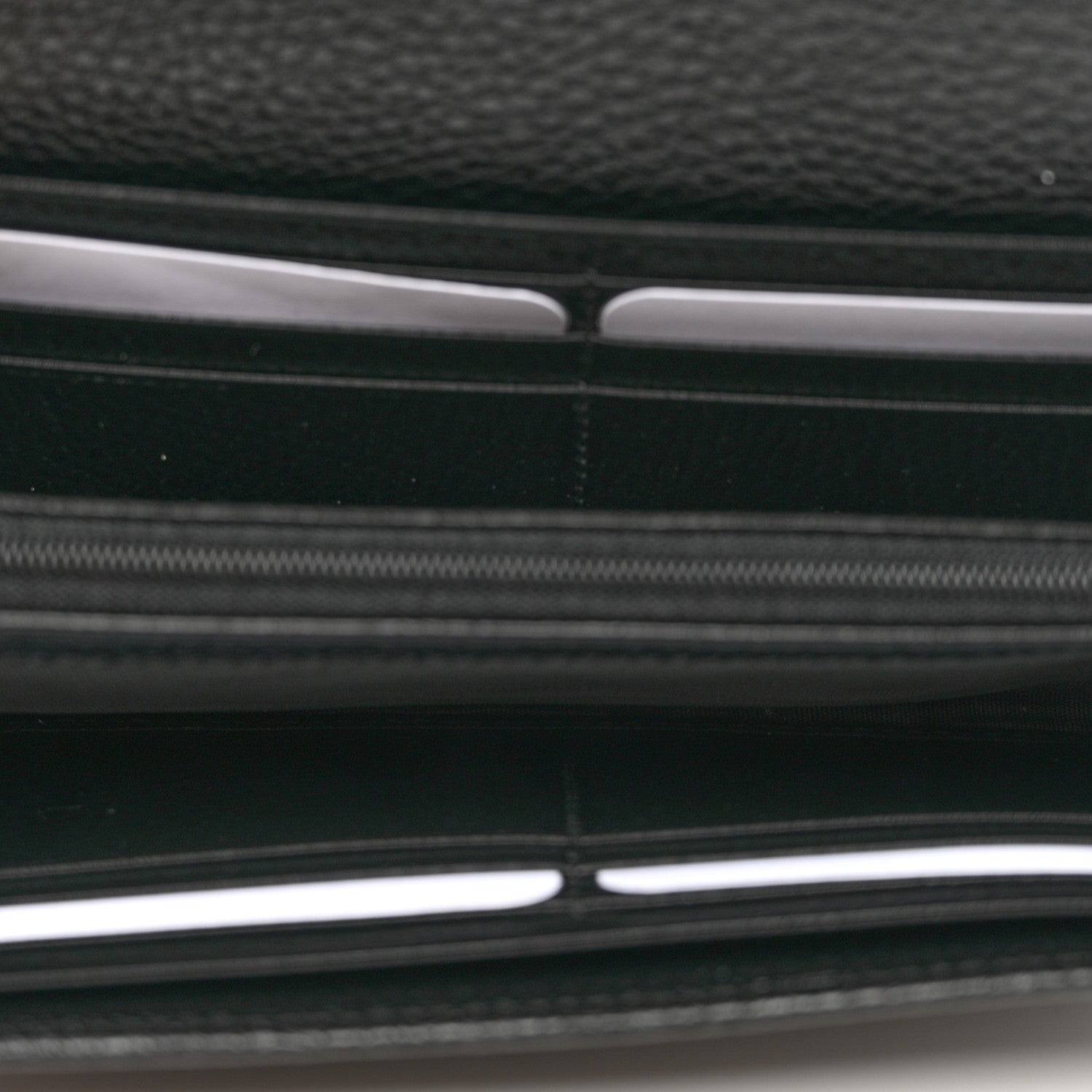Gucci Dollar Calfskin Interlocking G Continental Wallet Black 5 of 8