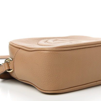 Gucci Pebbled Calfskin Small Soho Disco Bag Camelia 6 of 12