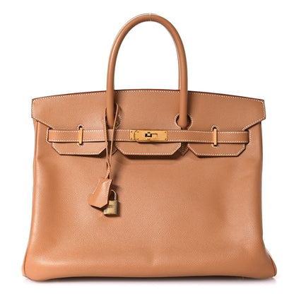 Hermes Courchevel Birkin 35 Tabac Camel 1 of 11