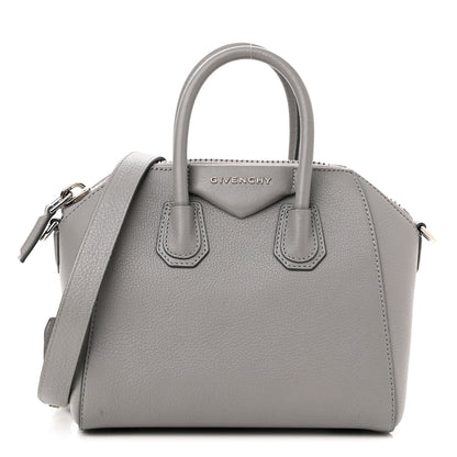 Givenchy Sugar Goatskin Mini Antigona Pearl Grey 1 of 11