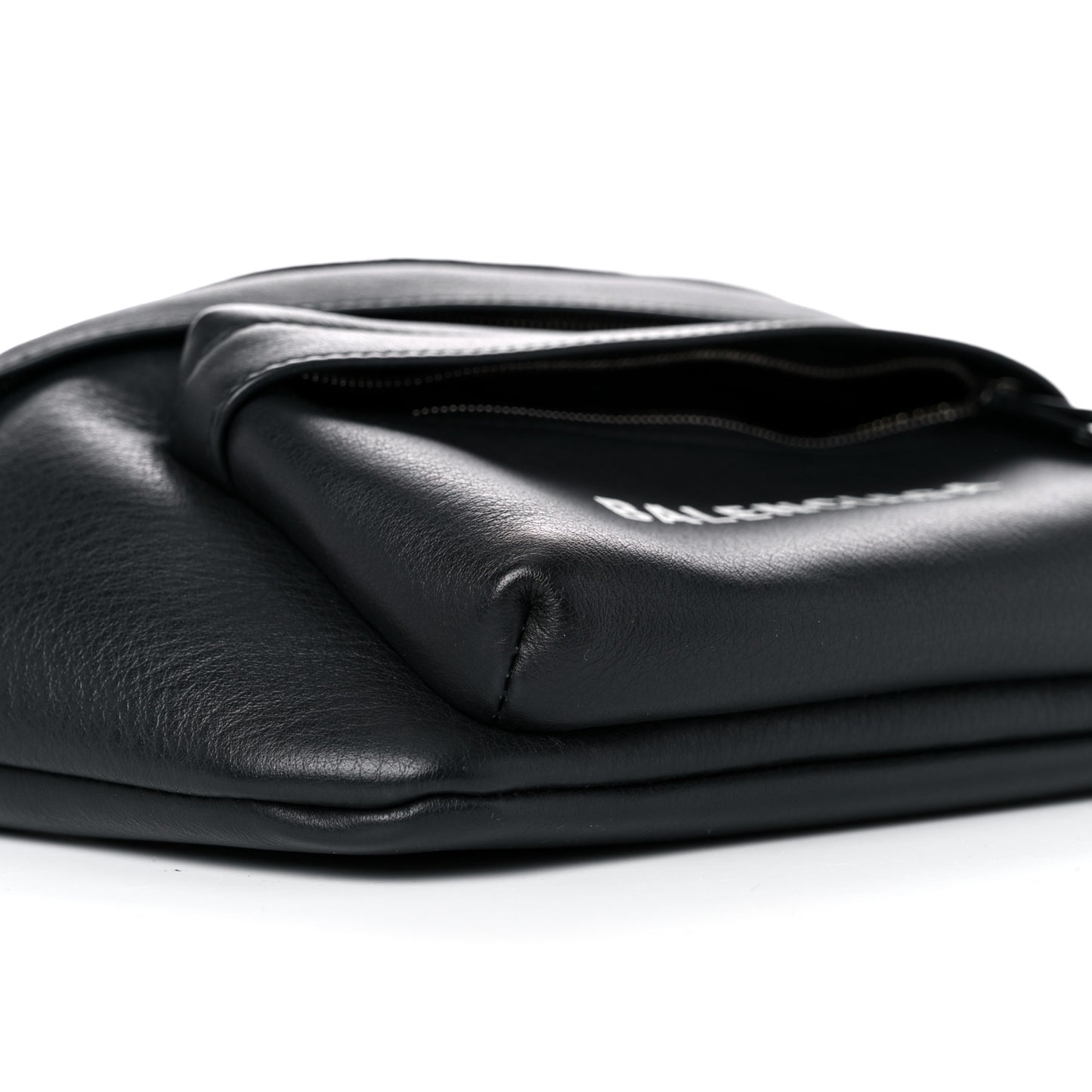 Calfskin Everyday Logo Belt Bag Black