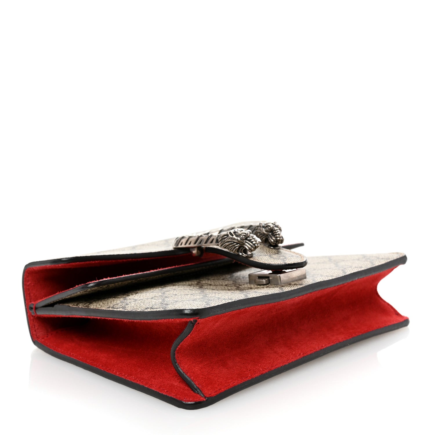 Gucci GG Supreme Monogram Mini Dionysus Shoulder Bag Hibiscus Red 4 of 11