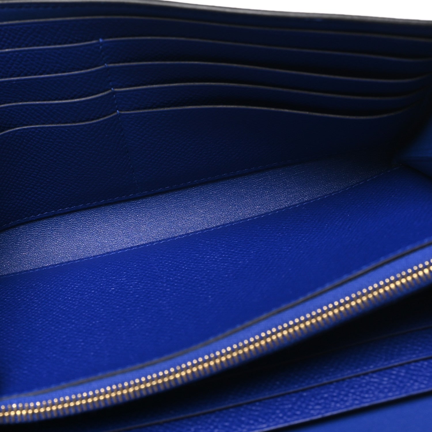 Hermes Epsom Constance Long Wallet Bleu Electrique 5 of 7