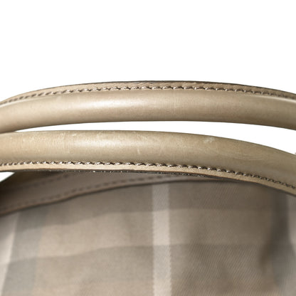 Burberry Canvas House Check Parsons Satchel Light Beige 13 of 18