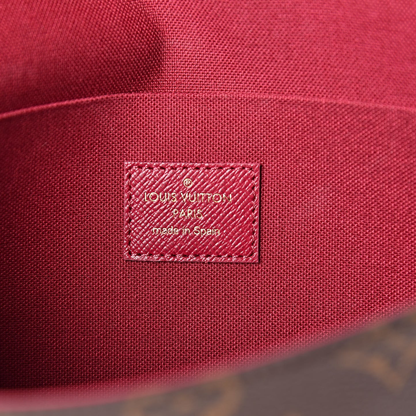 Monogram Pochette Felicie Chain Wallet Fuchsia