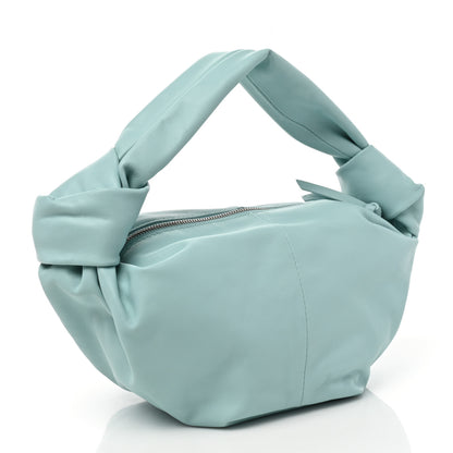 Bottega Veneta Nappa Mini Double Knot Bag Blue 3 of 9