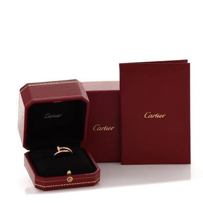Cartier 18K Yellow Gold Small Juste Un Clou Ring 53 6.25 5 of 5