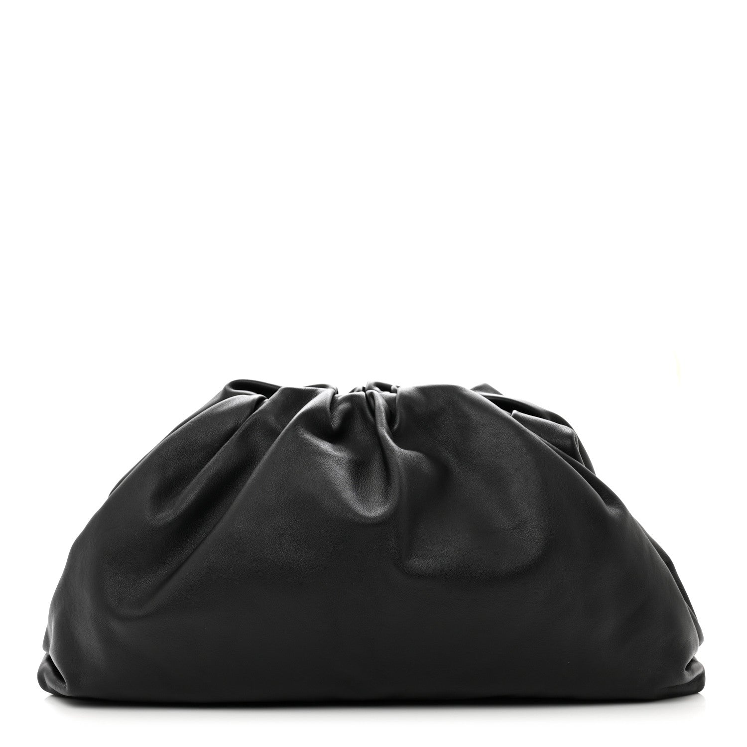 Bottega Veneta Smooth Butter Calf The Pouch Oversized Clutch Black 1 of 8