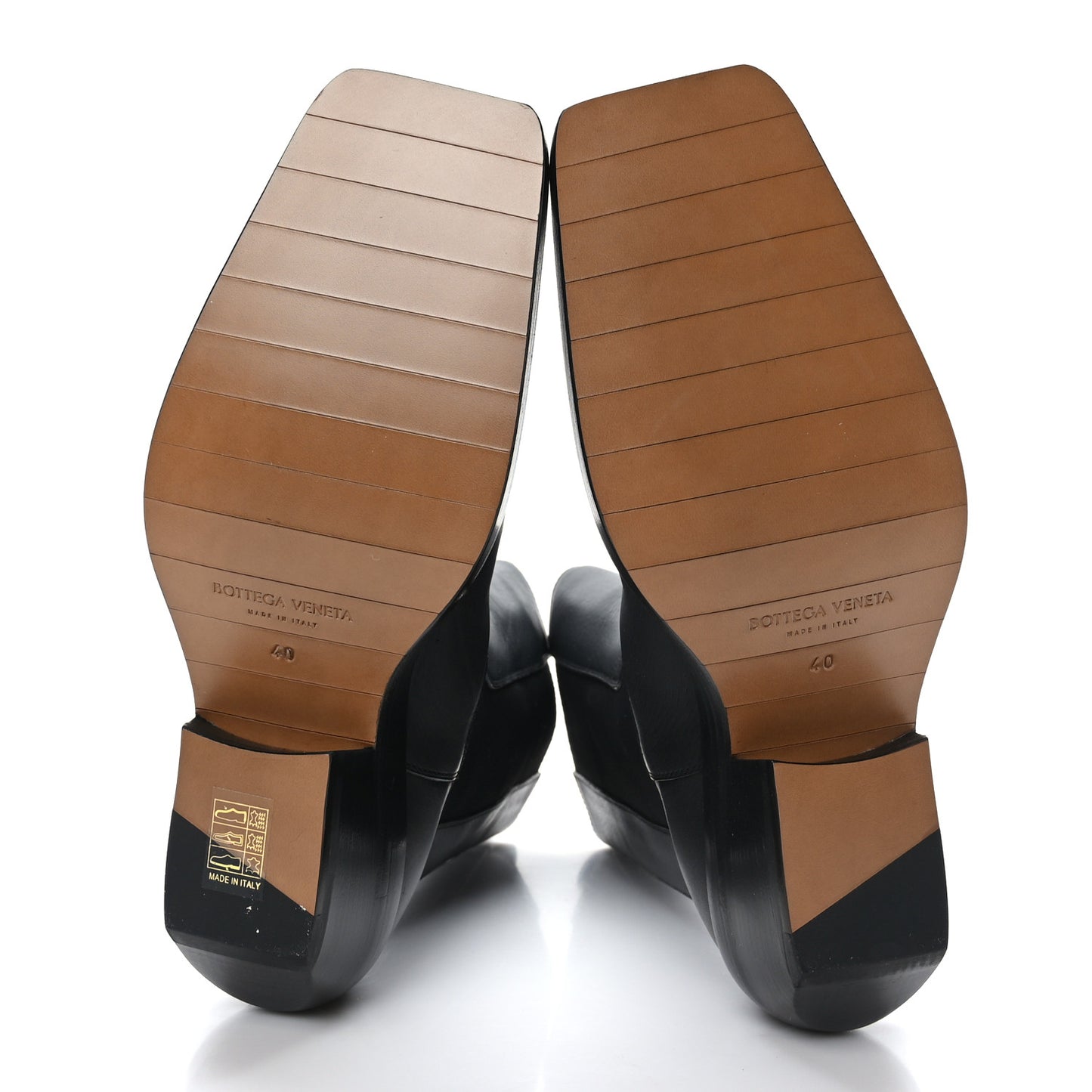 Calfskin Lean Mid-Calf Boots 40 Black