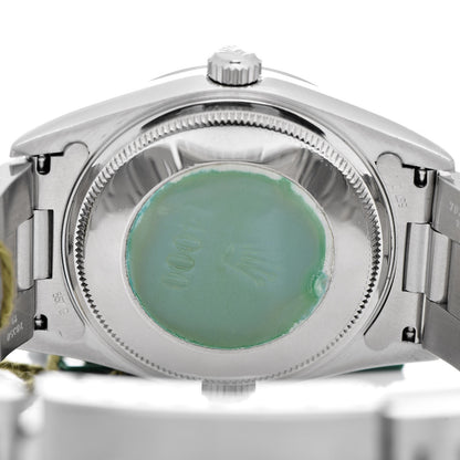 Rolex Stainless Steel 34mm Air-King Oyster Perpetual Precision Watch Blue 14000 5 of 9
