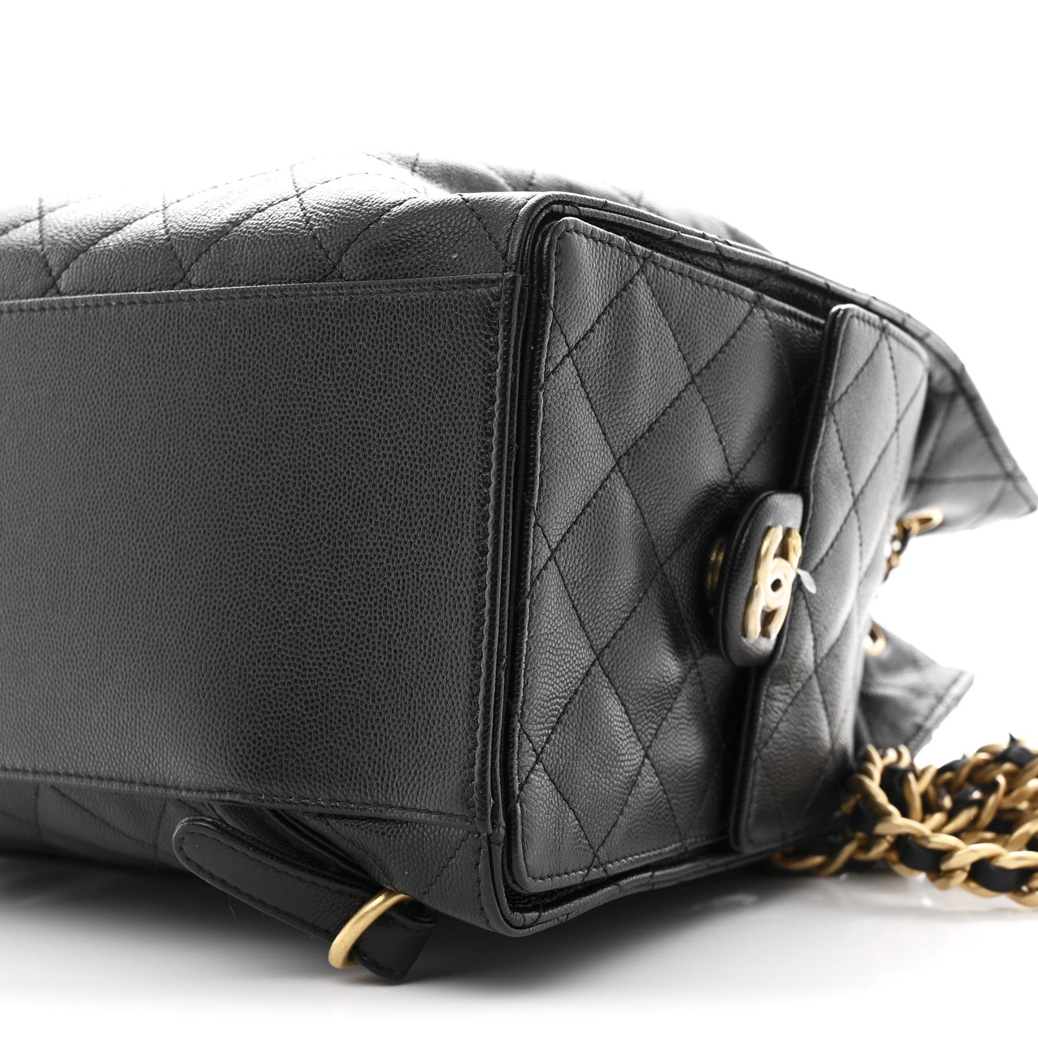 Chanel Caviar Quilted Large Chanel 25 Backpack Black 10 of 11