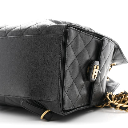 Chanel Caviar Quilted Large Chanel 25 Backpack Black 10 of 11