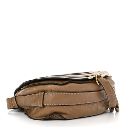 Chloe Calfskin Medium Marcie Round Crossbody Bag Nut 4 of 15