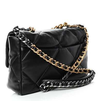 Chanel Lambskin Quilted Large Chanel 19 Flap Black 2 of 4