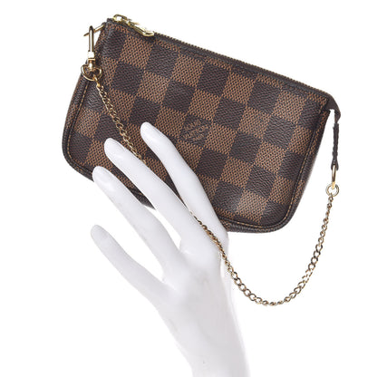Louis Vuitton Damier Ebene Mini Pochette Accessories 2 of 10