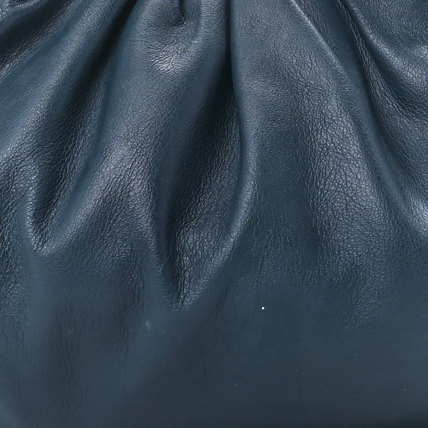 Smooth Butter Calf The Pouch Oversized Clutch Deep Blue