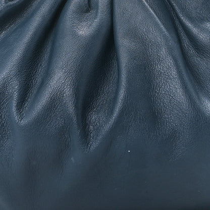 Bottega Veneta Smooth Butter Calf The Pouch Oversized Clutch Deep Blue 9 of 11