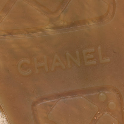 Chanel Lambskin CC Espadrilles 39 Beige Black 9 of 13