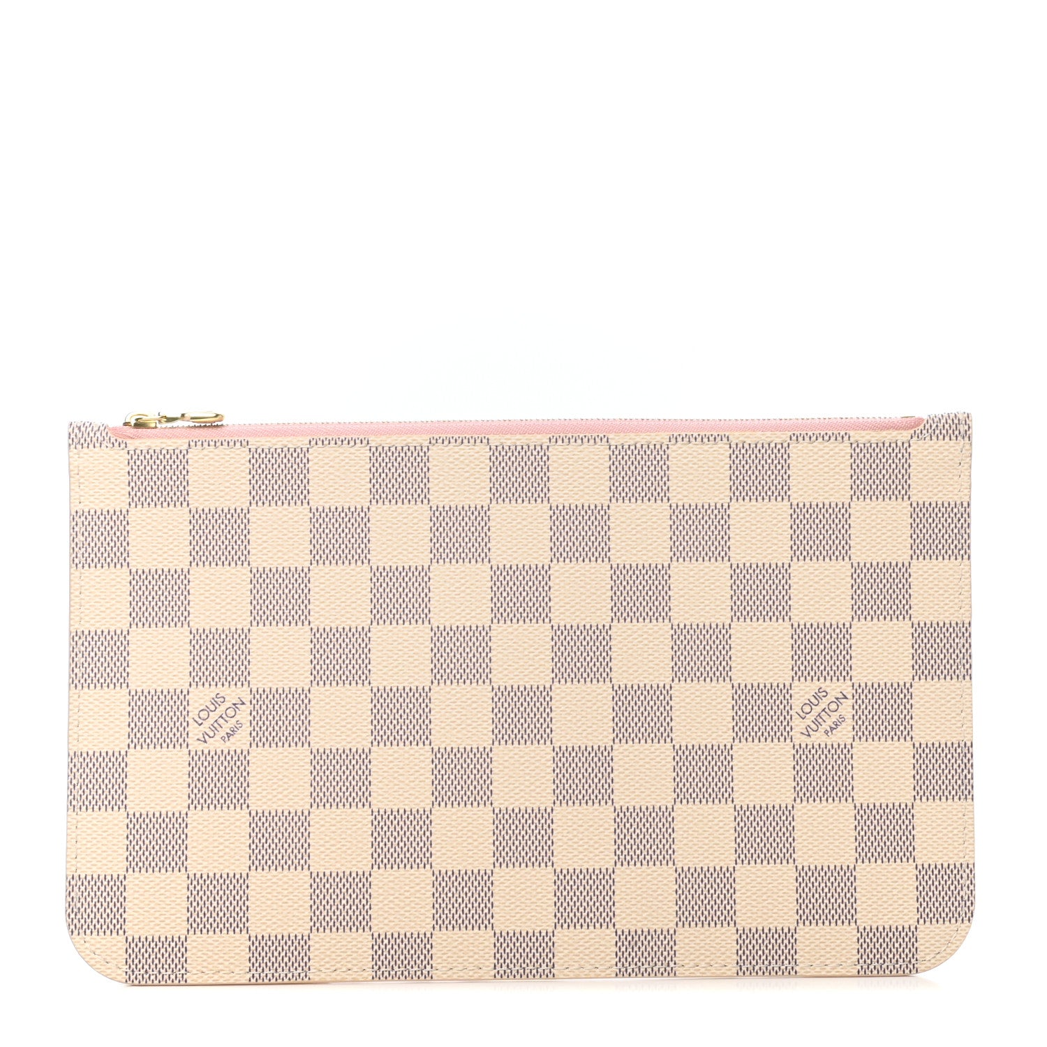 Louis Vuitton Damier Azur Neverfull MM GM Pochette Rose Ballerine 1 of 6