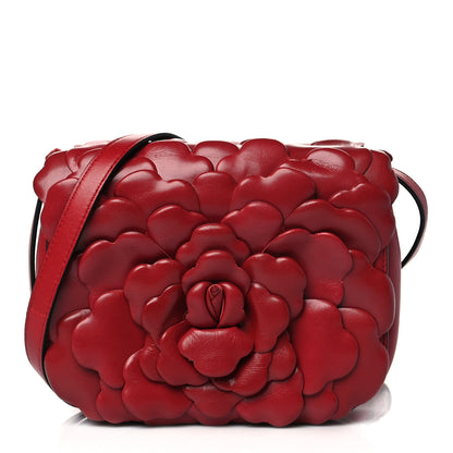 Valentino Garavani Nappa Atelier 03 Rose Edition Small Flap Crossbody Bag Cerise 1 of 9