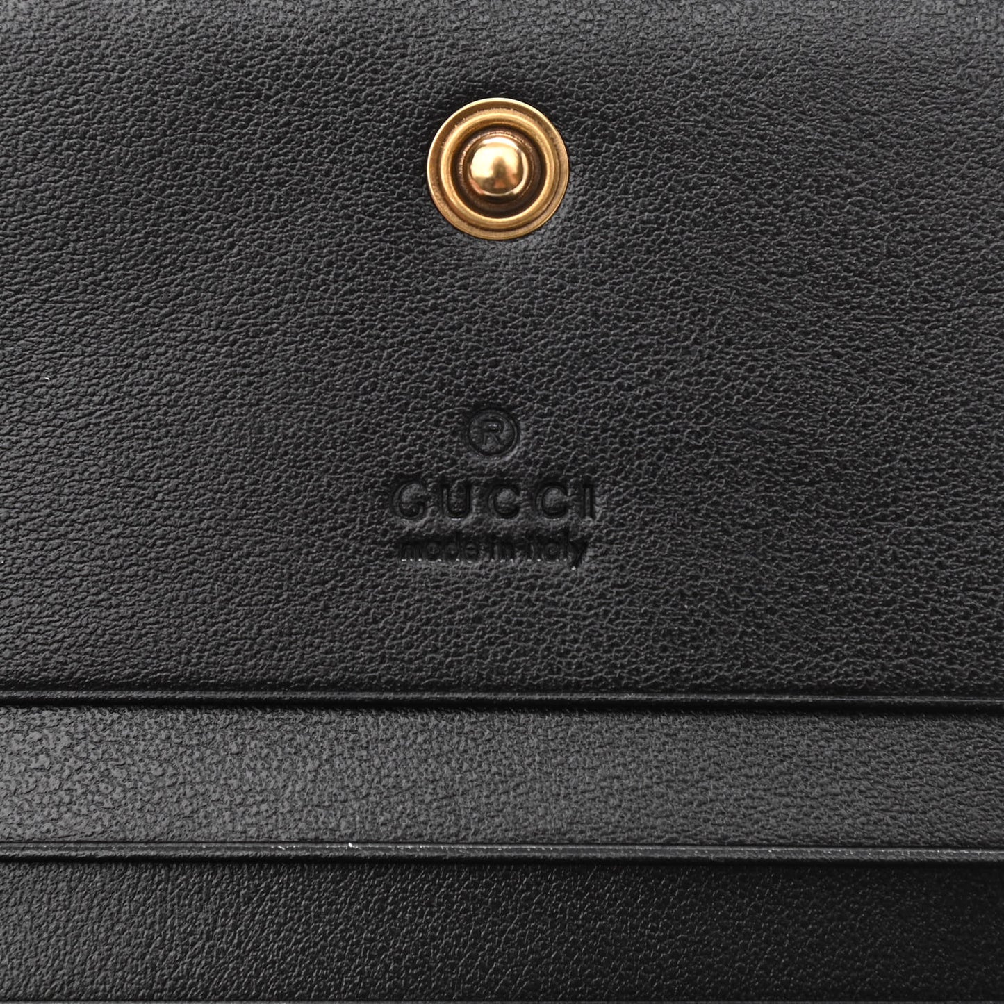 Calfskin Matelasse GG Marmont Mini Wallet On Chain Black