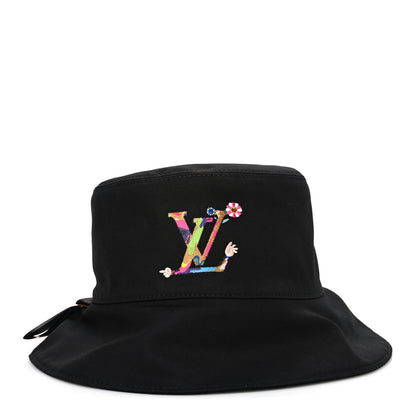 Louis Vuitton LV X TM Reversible Superflat Bucket Hat S Black 5 of 13