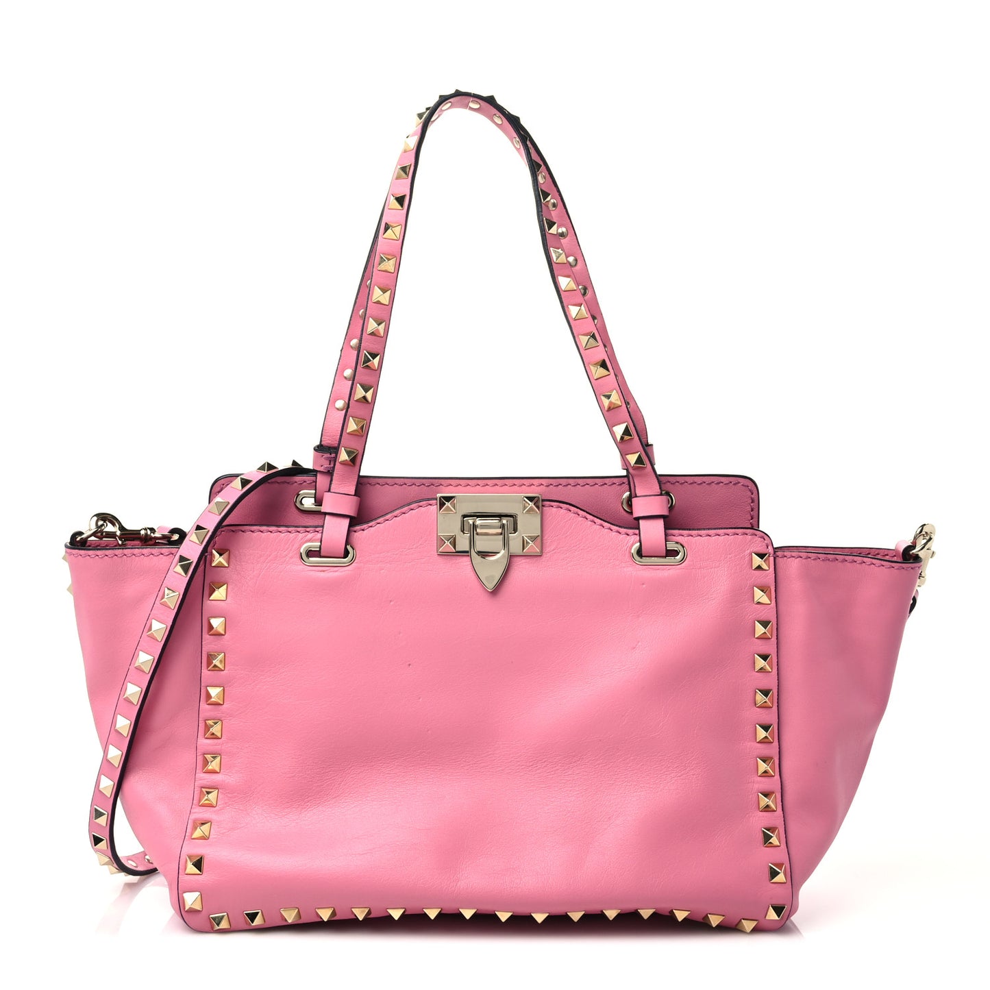 Vitello Small Rockstud Tote Ninphea