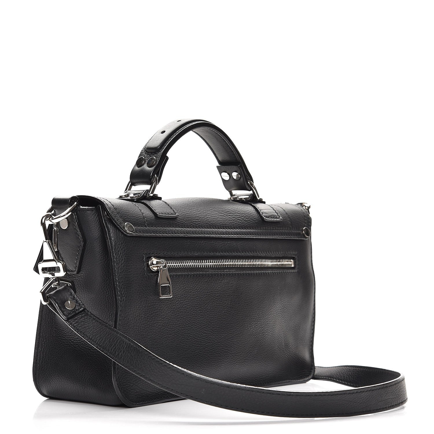 Proenza Schouler Calfskin Tiny PS1 Satchel Black 4 of 8