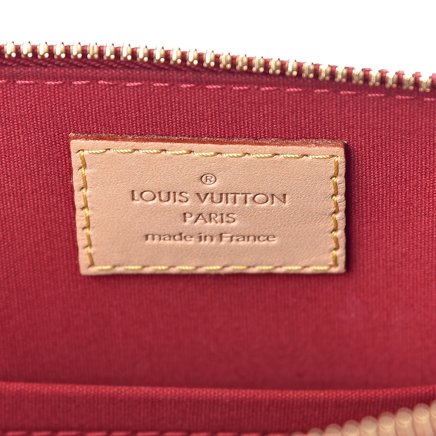 Louis Vuitton Vernis Alma BB Pomme D'Amour 6 of 9