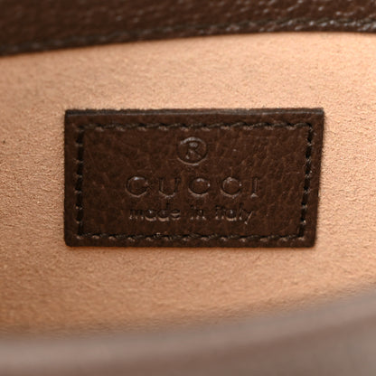 Gucci Monogram Jumbo GG Textured Dollar Calfskin Super Mini Dionysus Shoulder Bag Camel Ebony New Acero 6 of 11